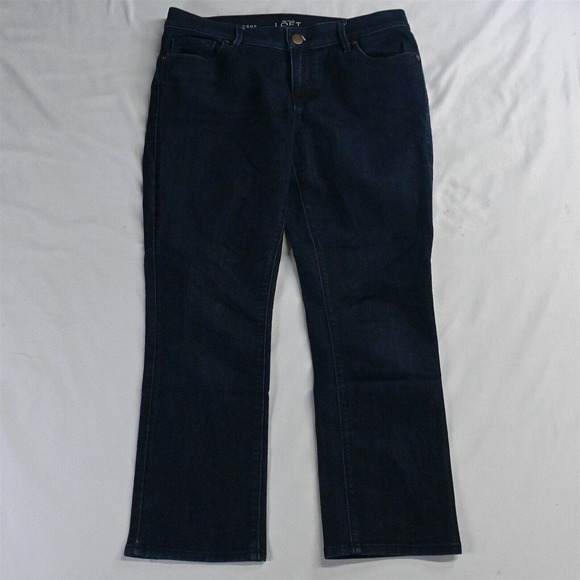 LOFT Denim - LOFT 28 / 6 Modern Kick Crop Dark Rinse Stretch‎ Denim Womens Jeans